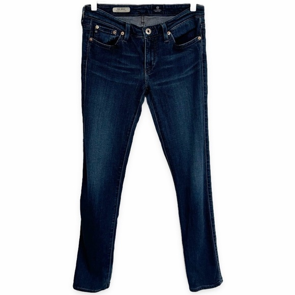 AG Adriano Goldschmied | The Stilt Cigarette Jean Dark Wash Size 27R - Picture 1 of 7